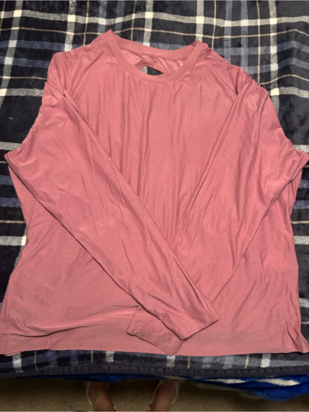 Long Sleeve Open Back Top